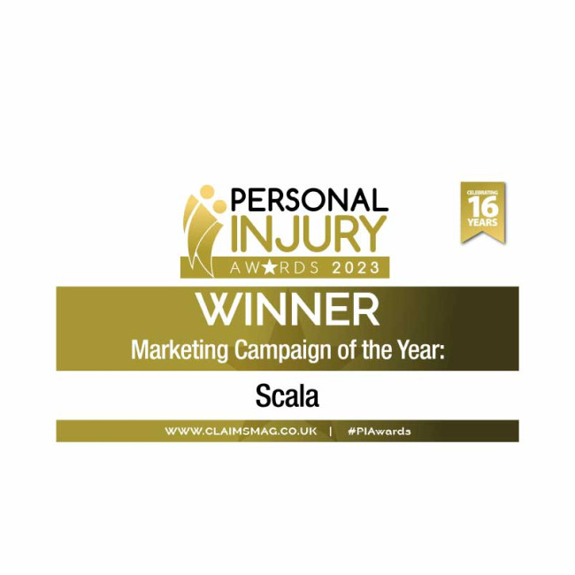Scala wins at the prestigious Personal Injury Awards 2023