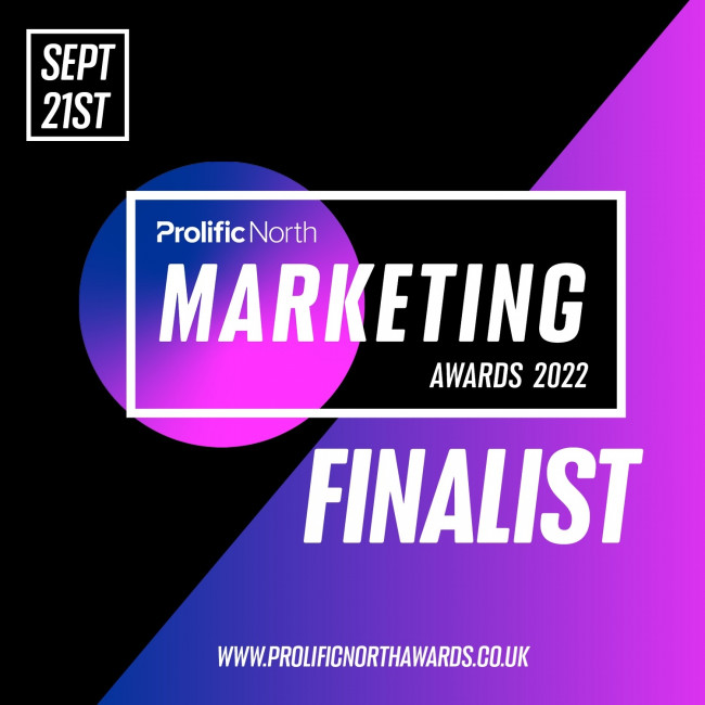 Scala nominated for Prolific North Marketing Award 2022