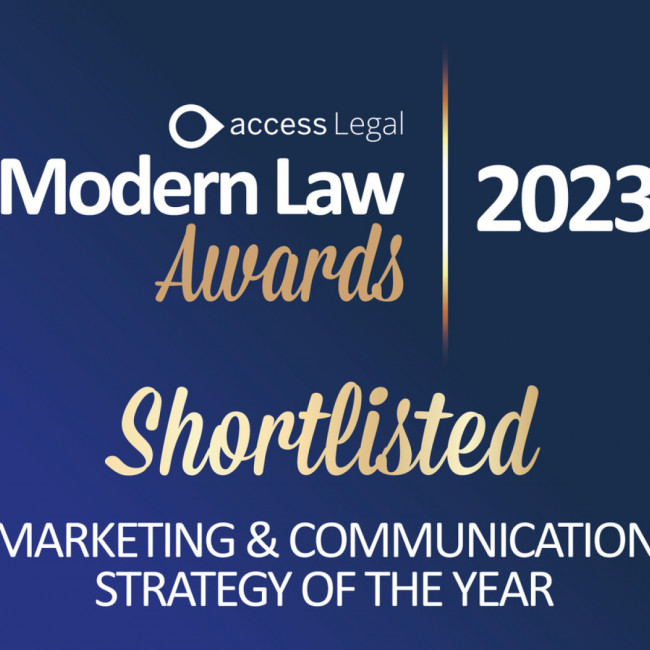 Scala shortlisted at the Modern Law Awards 2023 