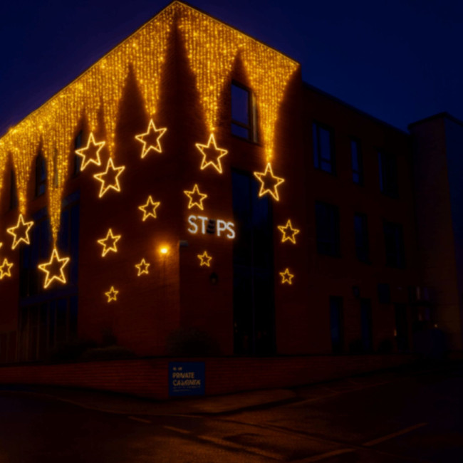 Christmas Charity Stars for the STEPS Rehabilitation Foundation